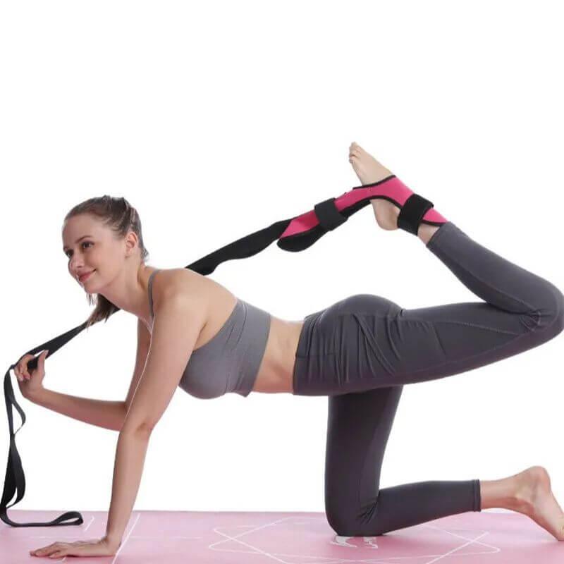 StretchyGo Leg & Hip Stretching Strap For Flexibility & Mobility Training - StretchyGo