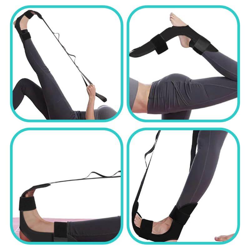 StretchyGo Leg & Hip Stretching Strap For Flexibility & Mobility Training - StretchyGo